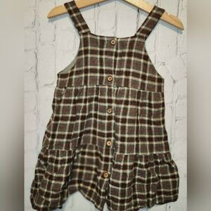ZARA 3-4 Years Plaid Dress